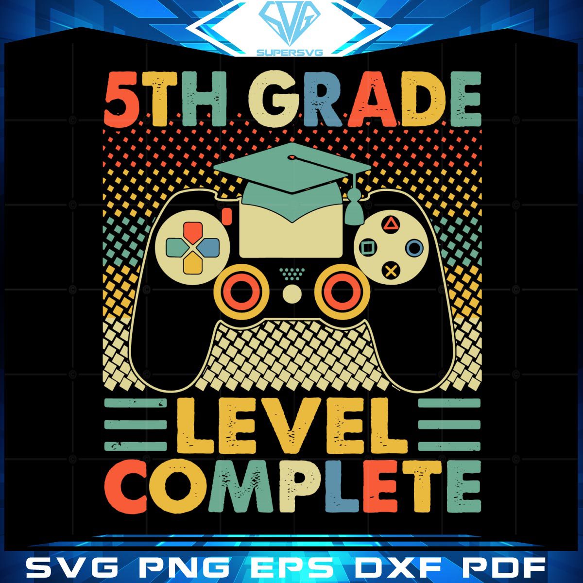 5th Grade Level Complete School Svg Cutting File
