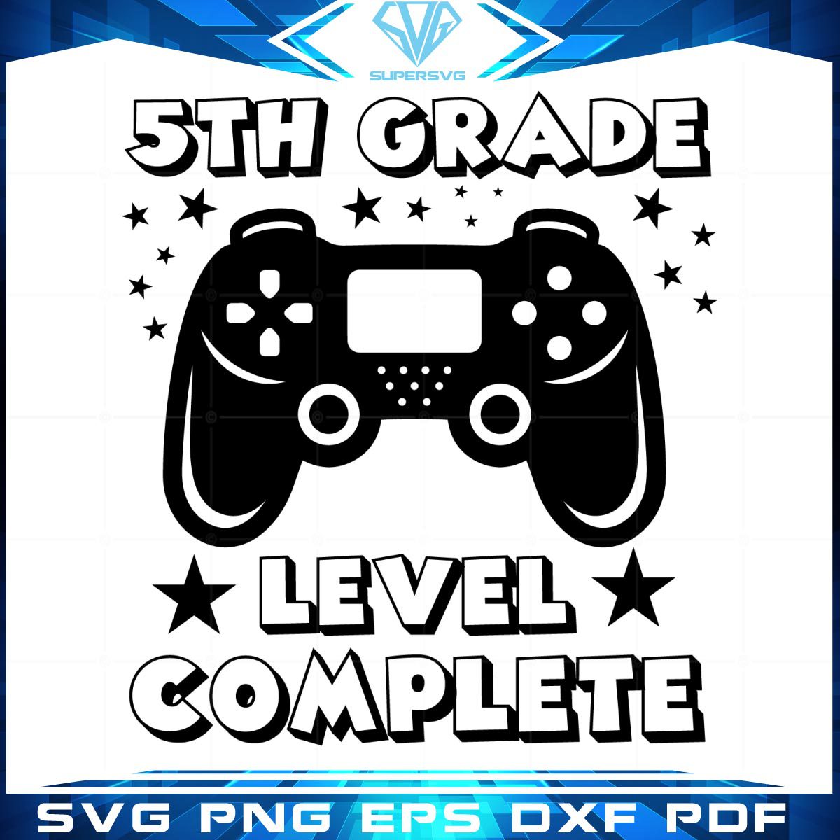 Fifth Grade Level Complete School Svg