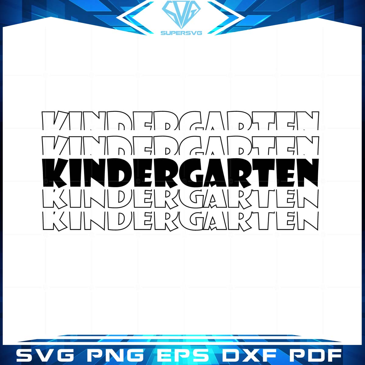 Kindergarten Svg T-Shirt Graphic Designs