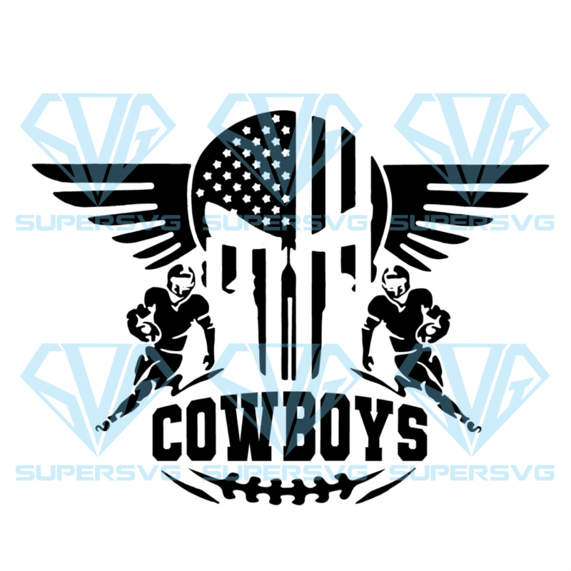 Dallas Cowboys Logo Silhouette Svg Files, Sport Silhouette Svg Files
