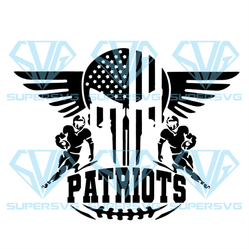 New England Patriots Logo Silhouette Svg Files, Sport Silhouette Svg