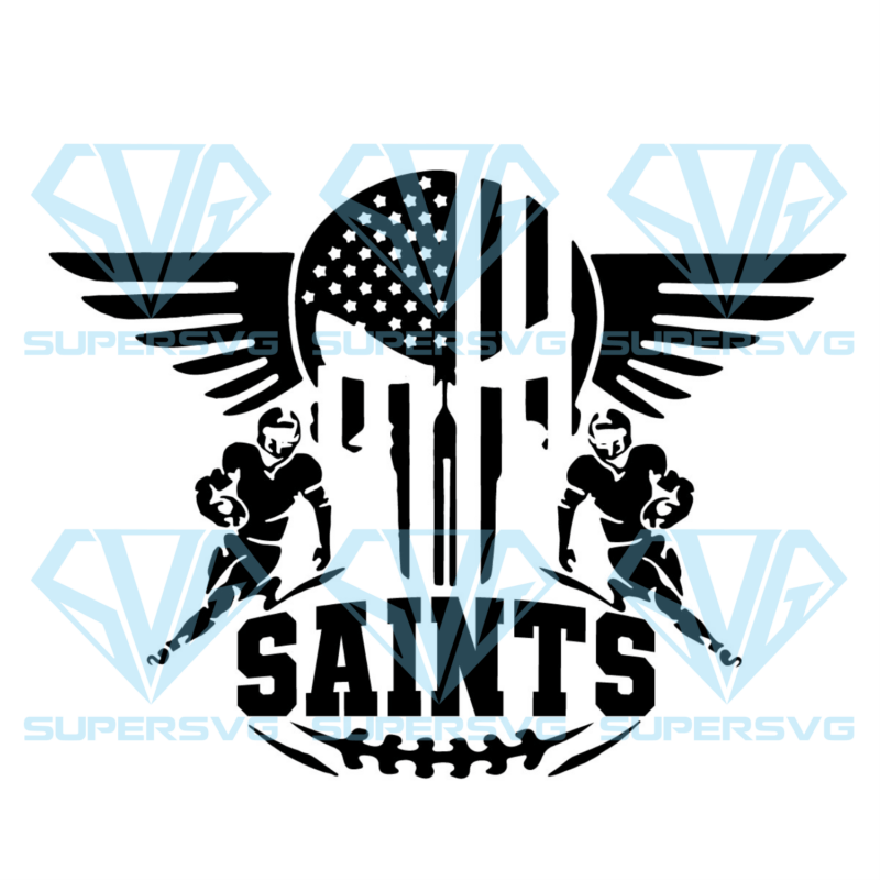 New Orleans Saints Logo Silhouette Svg Files, Sport Silhouette Svg Files