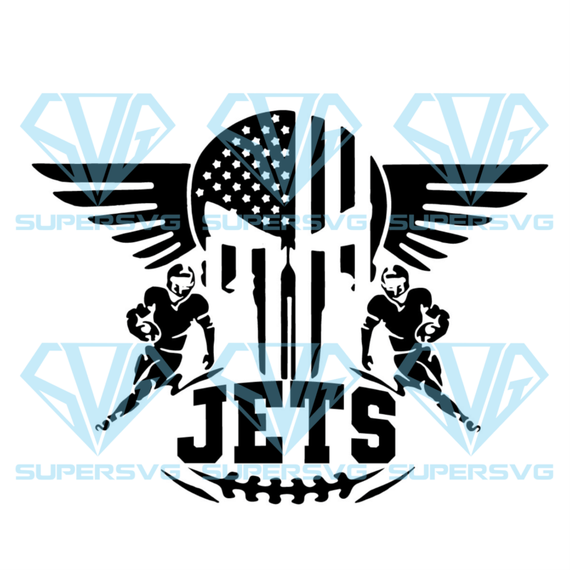 New York Jets Logo Silhouette Svg Files, Sport Silhouette Svg Files
