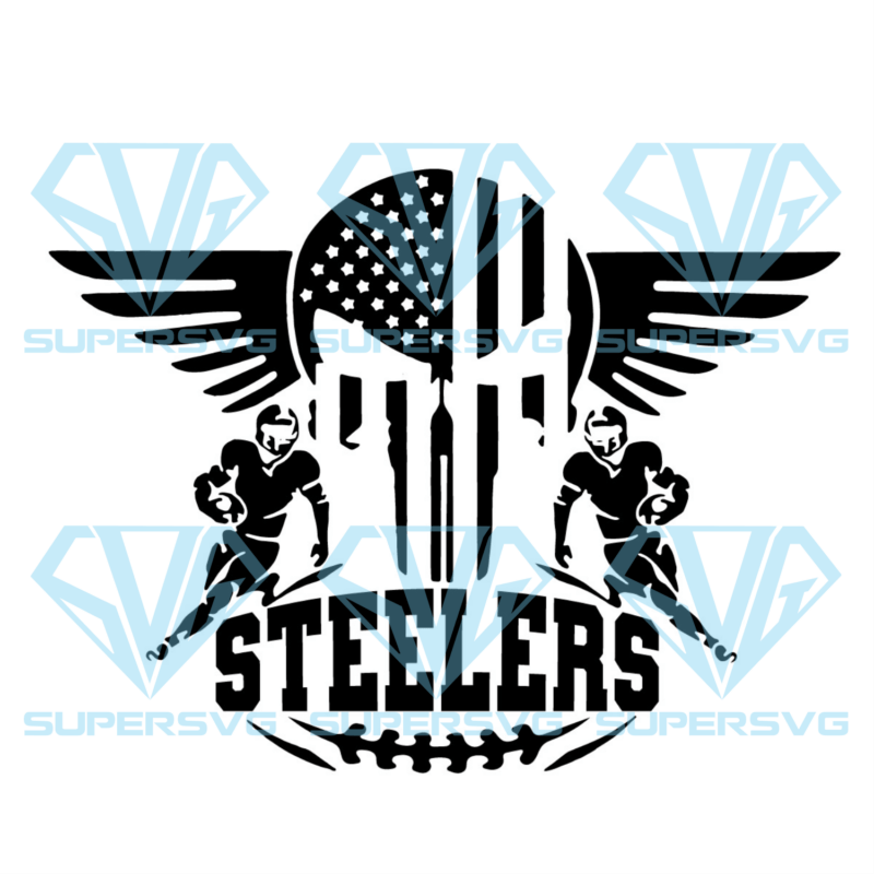 Pittsburgh Steelers Logo Silhouette Svg Files, Sport Silhouette Svg