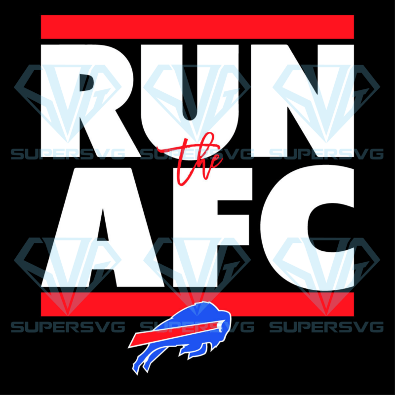 Run Afc Buffalo Bills Cricut Svg Files, Sport Svg, Buffalo Bills Svg