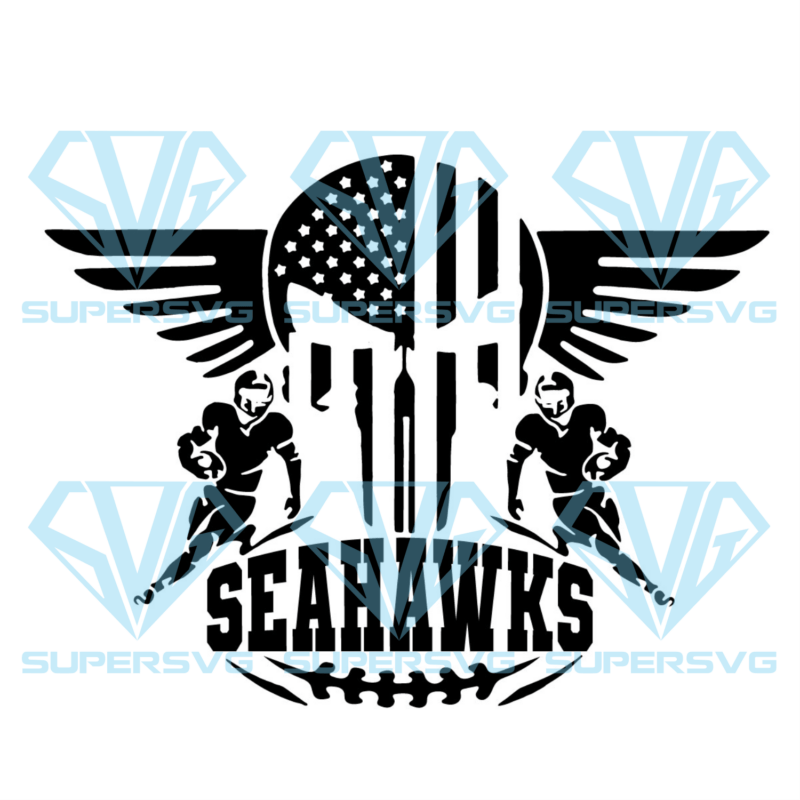 Seattle Seahawks Logo Silhouette Svg Files, Sport Silhouette Svg Files