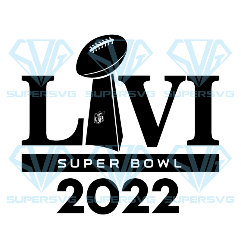 Super Bowl 2022 Logo Cricut Svg Files, Sport Svg, Super Bowl Svg