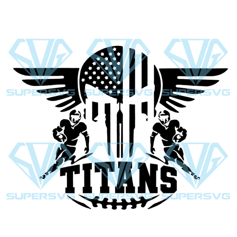 Tennessee Titans Logo Silhouette Svg Files, Sport Silhouette Svg Files