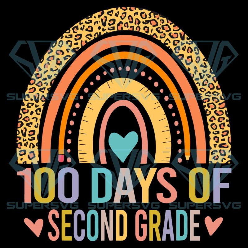100 days of second grade svg svg040122024
