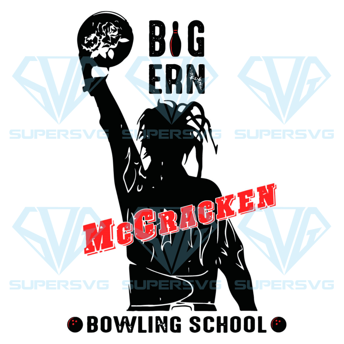 Big ern mccracken bowling school svg svg190122031
