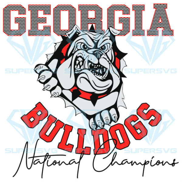 Georgia bulldogs national champion svg svg110122017