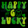 Happy Go Lucky Cricut Svg Files, Patrick Svg, St Patrick's Day Svg