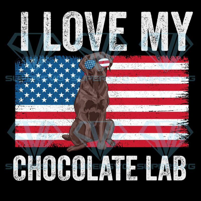 I love my chocolate lab svg svg030122036