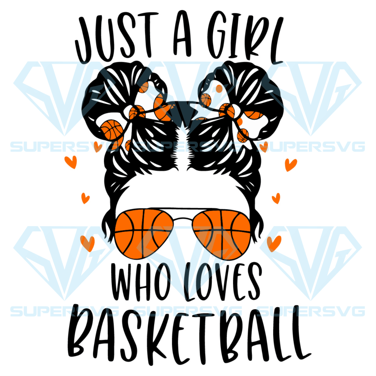 Just a girl who loves basketball svg svg050122041