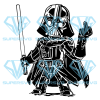 Star Wars Darth Vader With Middle Finger Cricut Svg Files