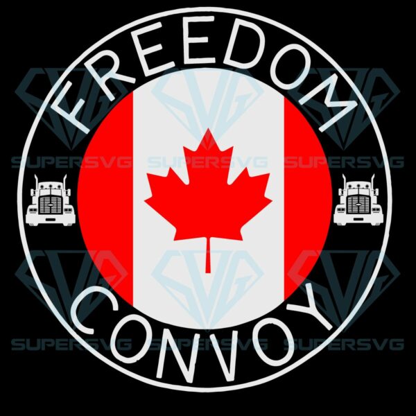 Canada flag freedom convoy 2022 svg svg120222006