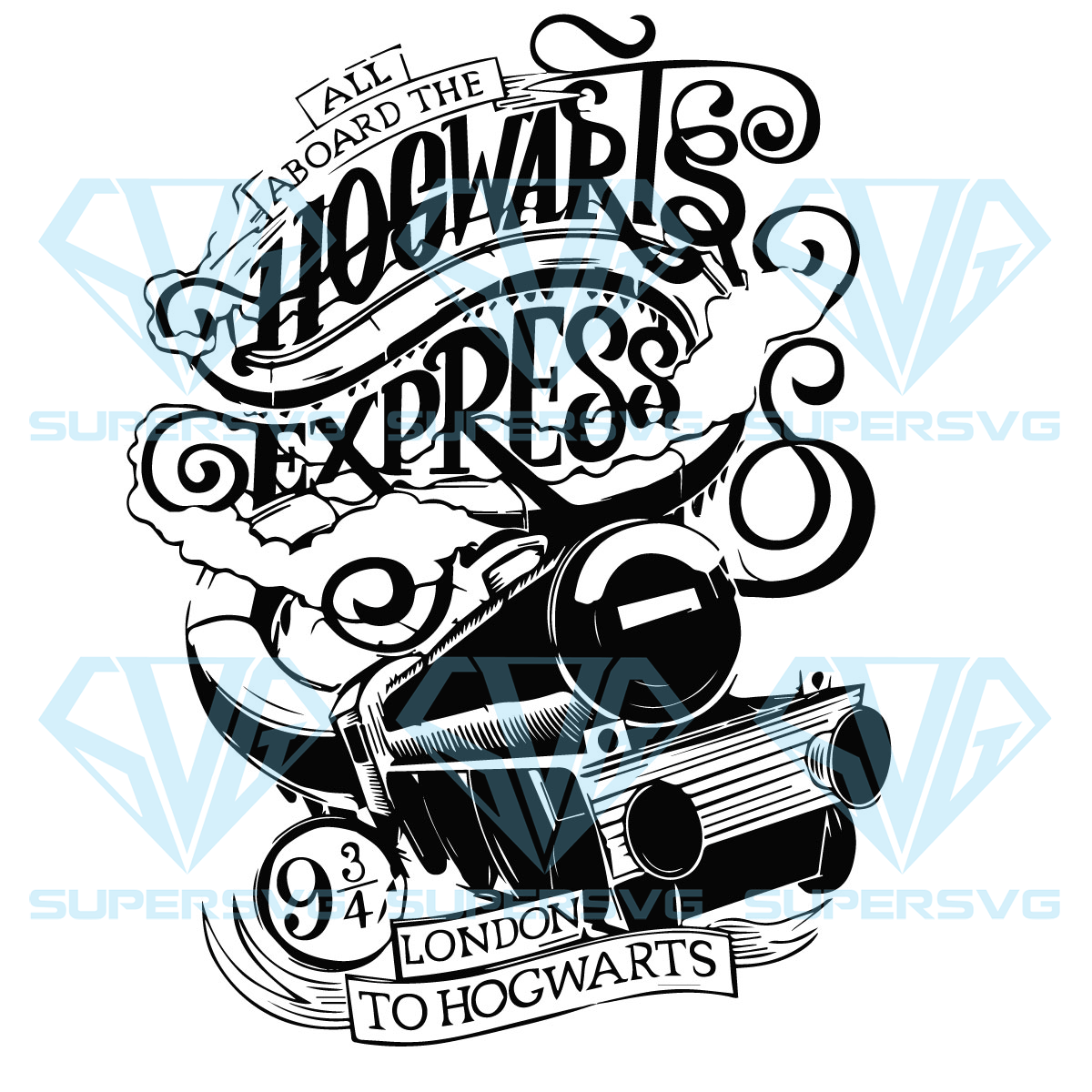 Hogwarts Express Train SVG