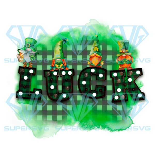Plaid lucky on st patricks day sublimation, st. patrick’s day png