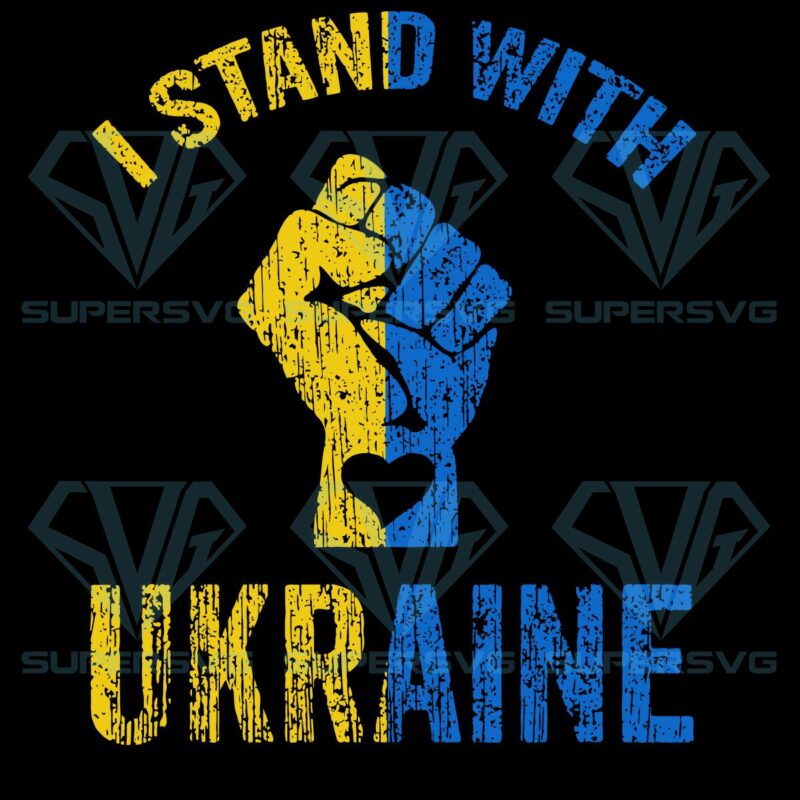 Support ukraine i stand with ukraine svg svg240222008