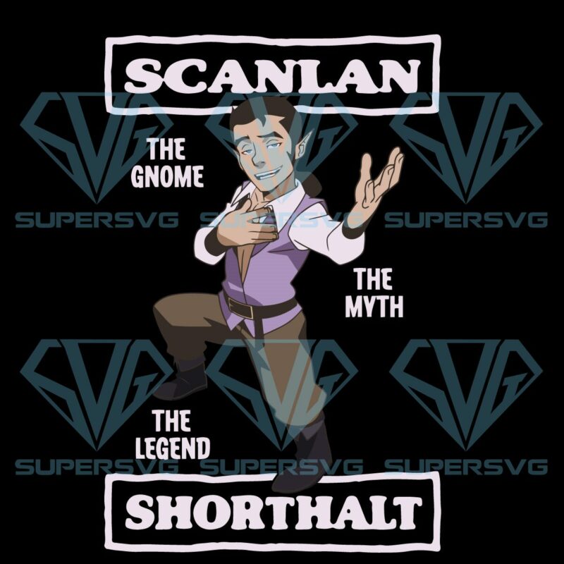 The legend of vox machina scanlan shorthalt svg svg180222046 1