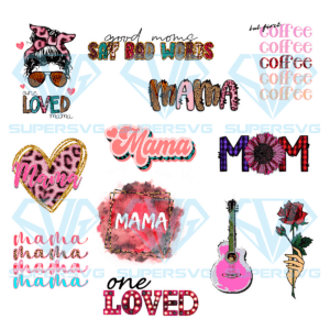 12 Files Of Mom PNG Sublimation