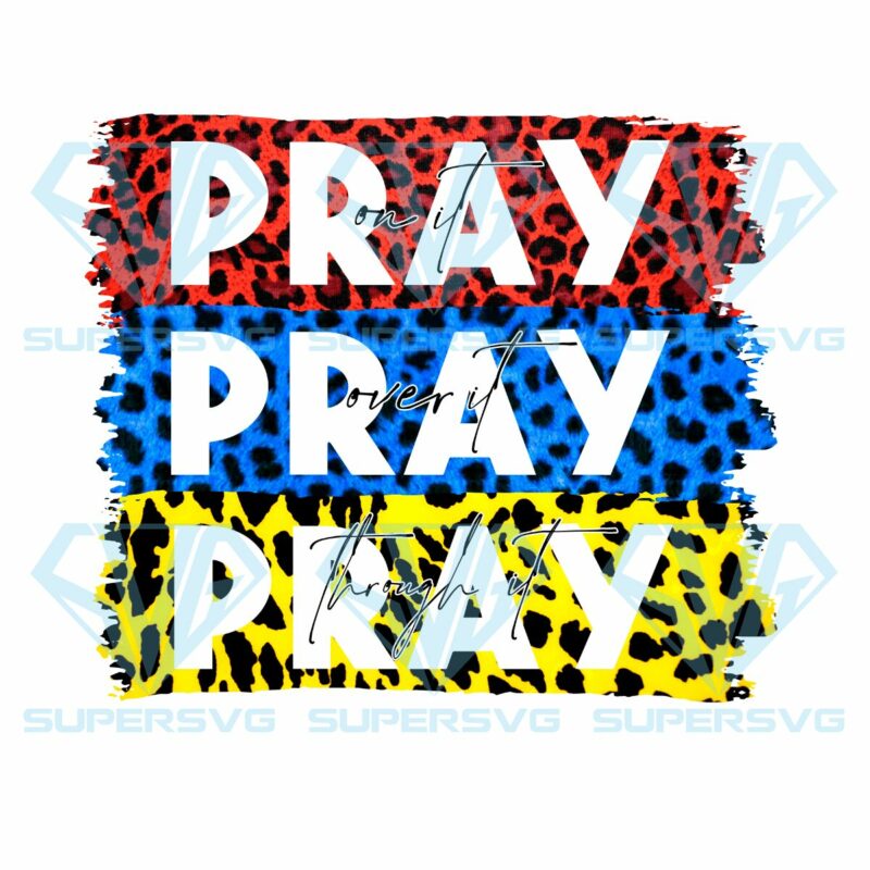 Boho pray on it leopard png cf030322030