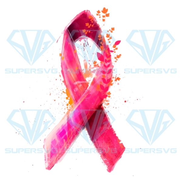Breast Cancer Ribbon Sign PNG Sublimation