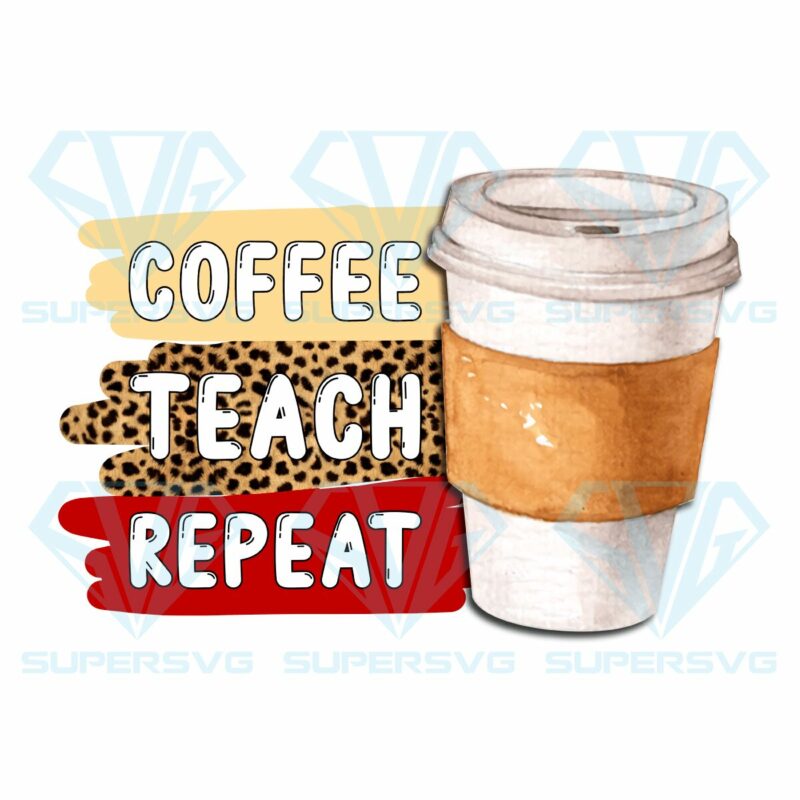 Coffee teach repeat png cf300322035