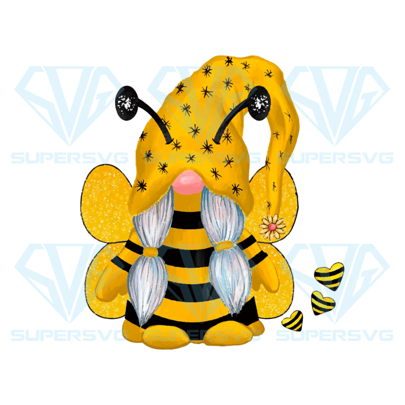 Cute bee gnome png cf040322048
