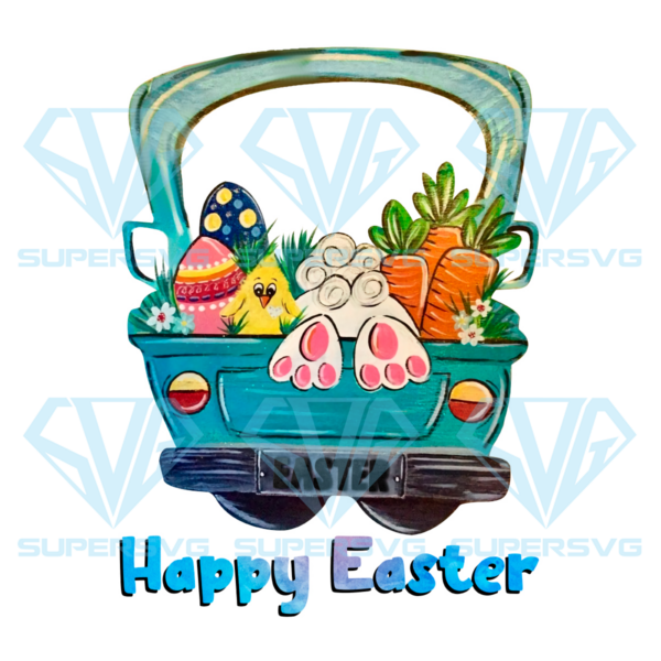 Happy easter truck png cf030322018
