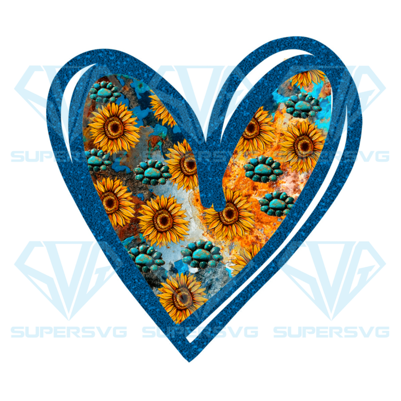 Heart sunflower png cf040322056