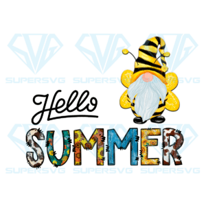Hello summer gnome png cf040322042