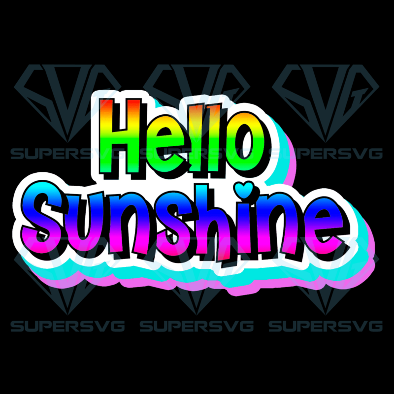 Hello sunshine summer png cf040322037