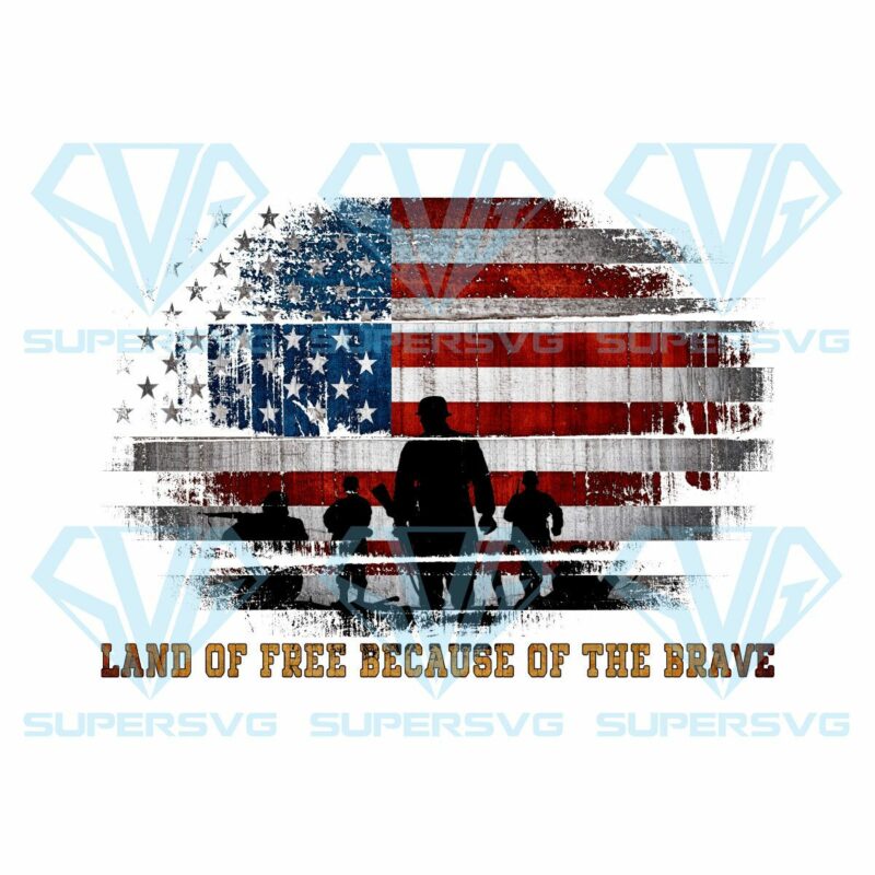Land of the free sublimation independence day png cf020322003