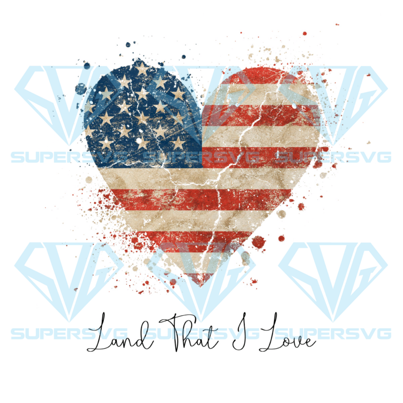 Land that i love american heart png cf030322019