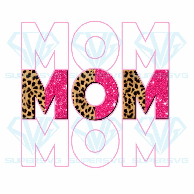 Leopard pink mom png cf260322014