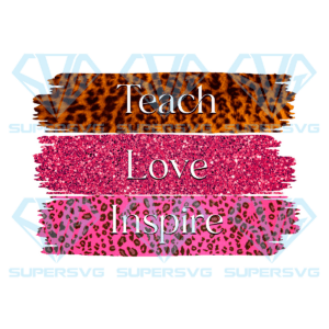 Leopard teach love inspire png cf080322007