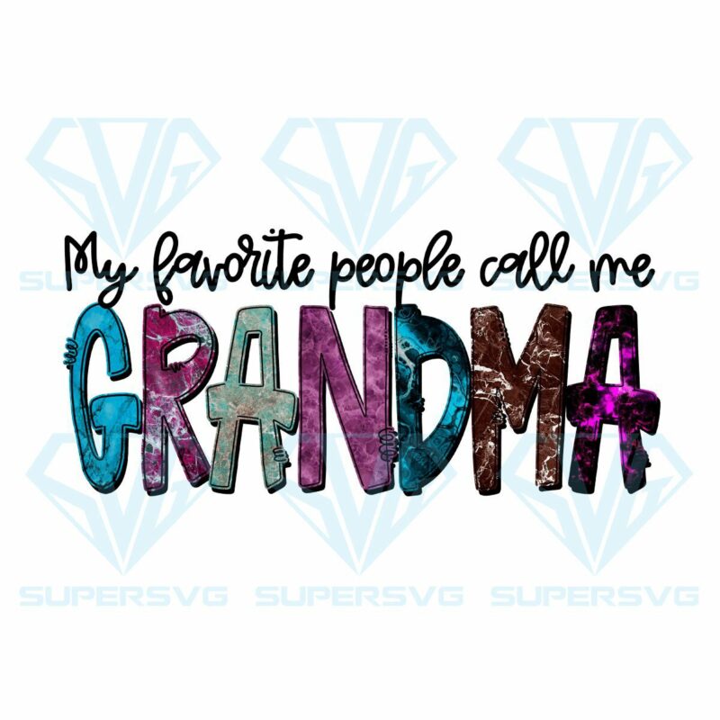 My favorite people call me grandma png cf210322014
