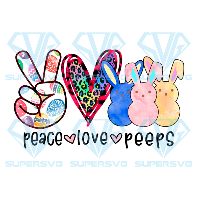 Peace love peeps png cf030322012