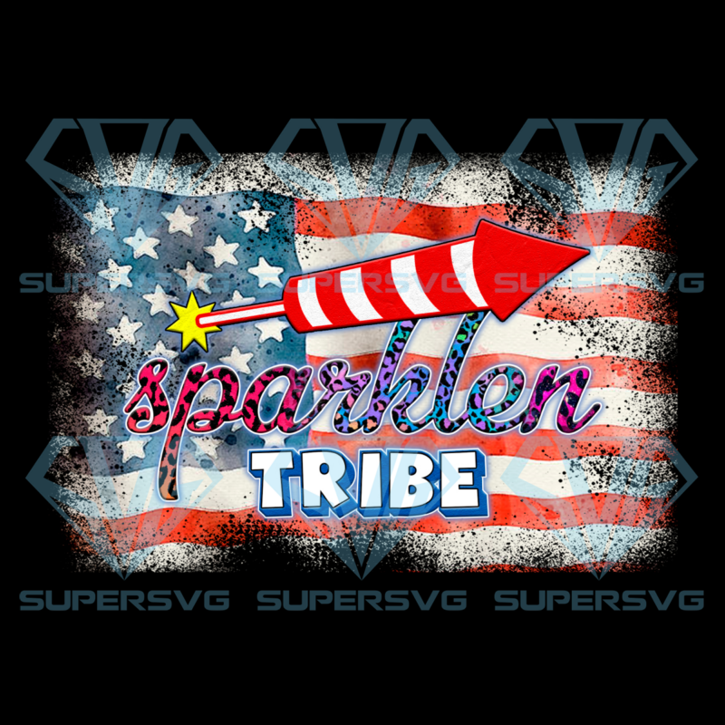 Sparklen tribe american flag png cf030322024