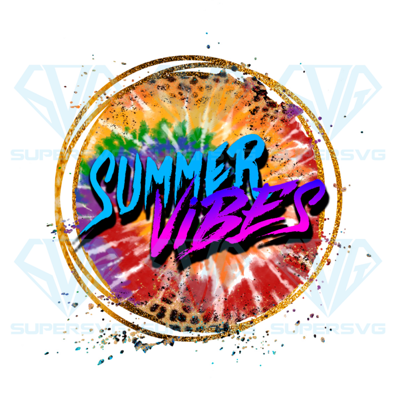 Summer vibes circle png cf040322043