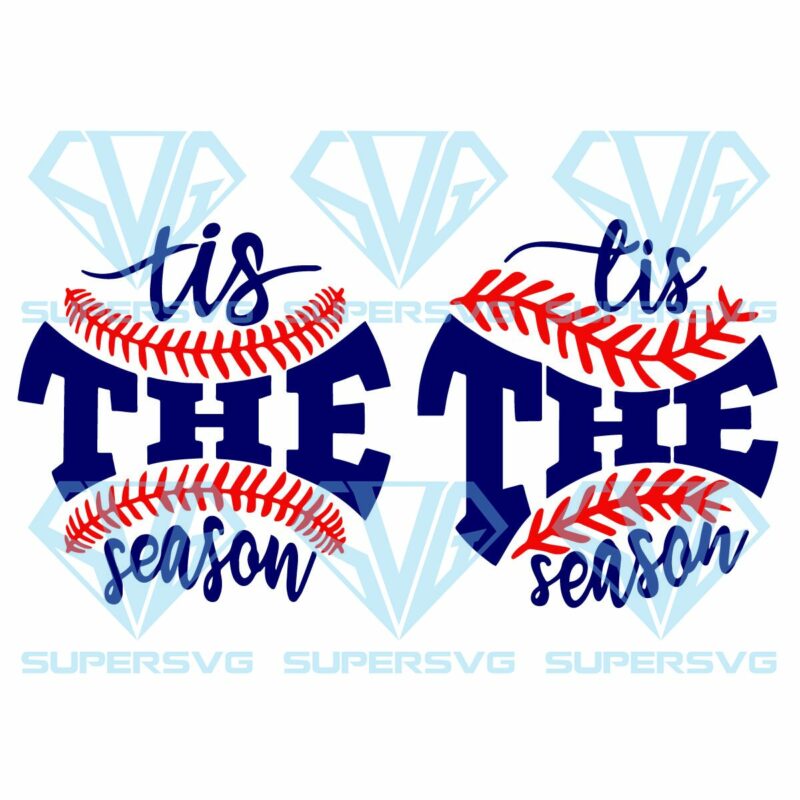 Tis the Season Baseball Softball Cricut Svg Files