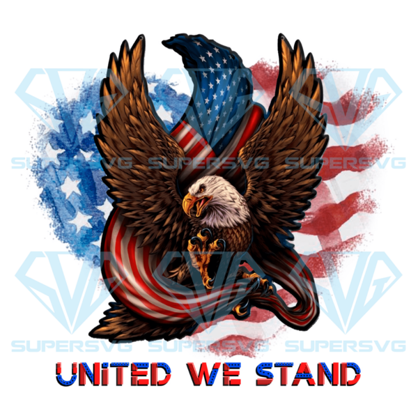 United we stand eagle american flag png cf030322006