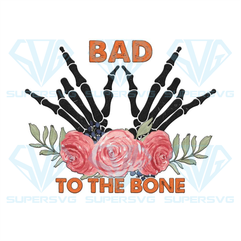 Bad To The Bone PNG Sublimation Art