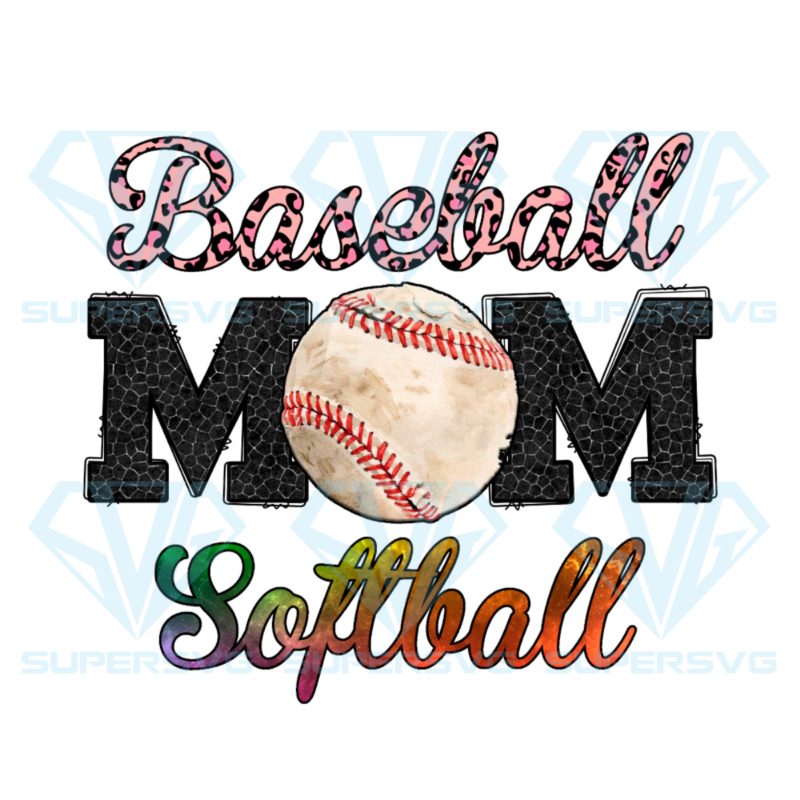 Baseball mom softball png cf290322019