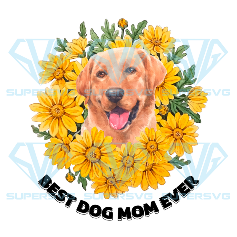 Best dog mom ever sunflower png cf130422015