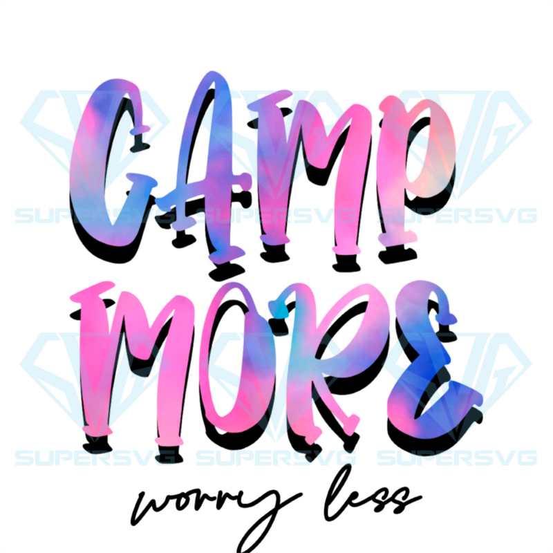 Camp more worry less png cf150322015