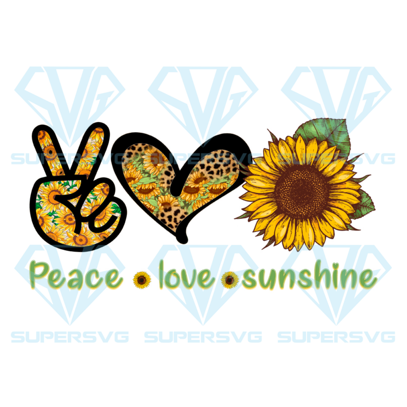Peace love sunshine png cf090422011