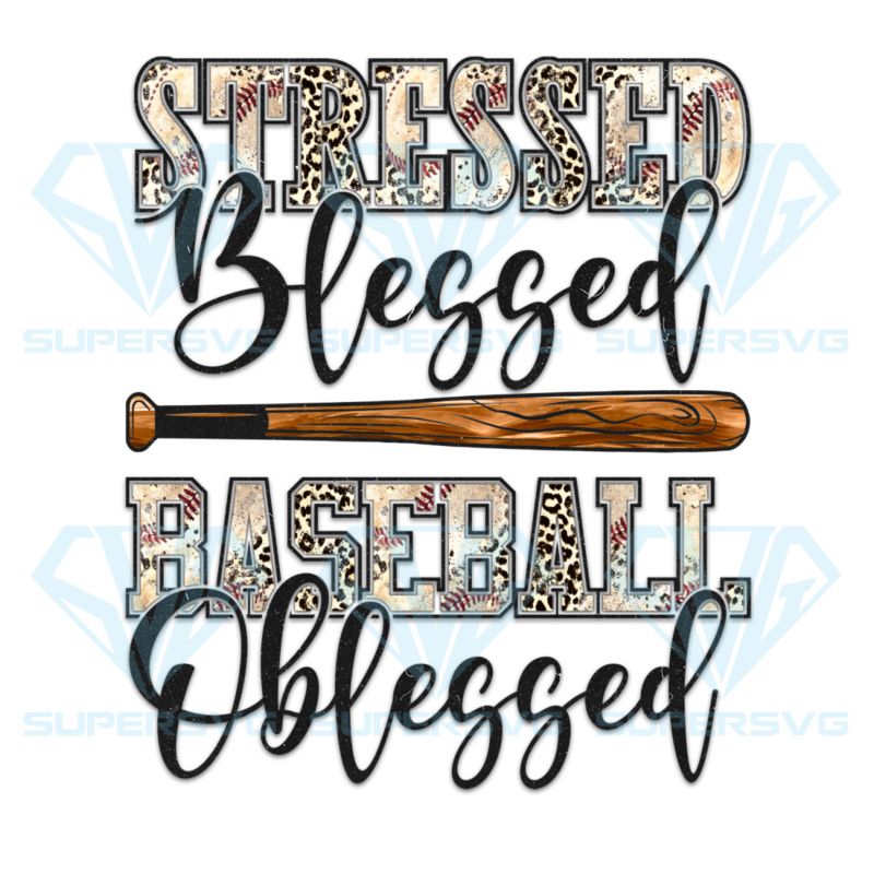 Stressed blessed baseball oblessed png cf150422001
