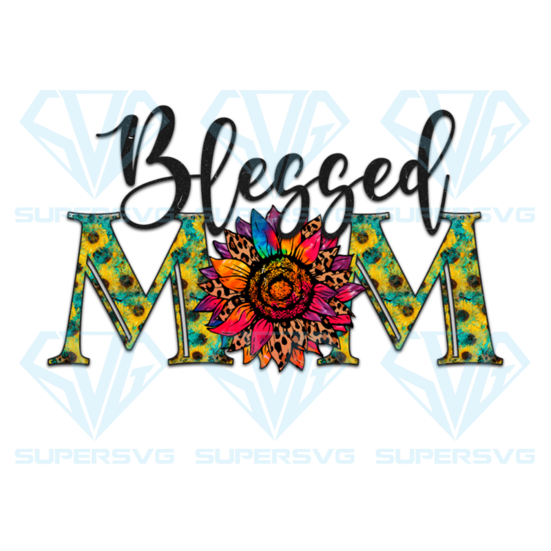 Sunflower blessed mom png cf280322023